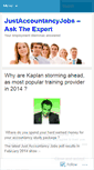 Mobile Screenshot of justaccountancyjobs.wordpress.com