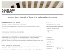 Tablet Screenshot of flightsoverthepacific.wordpress.com