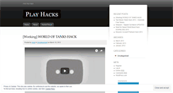 Desktop Screenshot of playhacks.wordpress.com