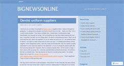 Desktop Screenshot of bignewsonline.wordpress.com