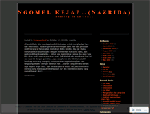 Tablet Screenshot of nazrida.wordpress.com