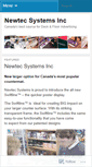 Mobile Screenshot of newtecsystems.wordpress.com