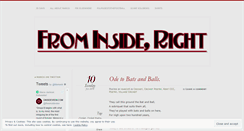 Desktop Screenshot of frominsideright.wordpress.com