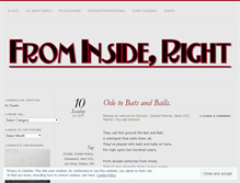 Tablet Screenshot of frominsideright.wordpress.com