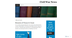 Desktop Screenshot of civilwarnewsdotorg3.wordpress.com