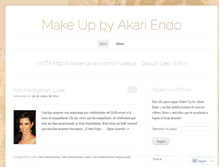 Tablet Screenshot of maquillajemakeup.wordpress.com