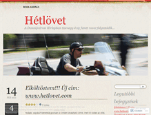 Tablet Screenshot of hetlovet.wordpress.com