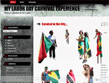 Tablet Screenshot of labordaycarnival.wordpress.com