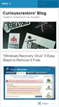 Mobile Screenshot of curiouscreators.wordpress.com