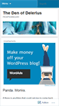 Mobile Screenshot of delerius.wordpress.com