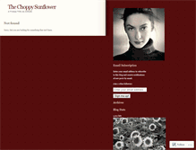 Tablet Screenshot of choppysunflower.wordpress.com