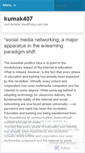 Mobile Screenshot of kumak407.wordpress.com