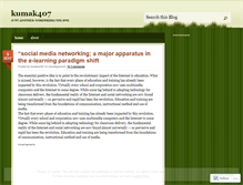 Tablet Screenshot of kumak407.wordpress.com