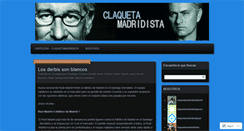 Desktop Screenshot of claquetamadridistab.wordpress.com