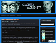 Tablet Screenshot of claquetamadridistab.wordpress.com