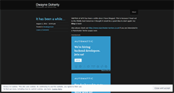 Desktop Screenshot of dohertyuk.wordpress.com