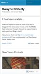 Mobile Screenshot of dohertyuk.wordpress.com
