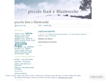 Tablet Screenshot of piccolefrasi.wordpress.com