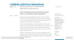 Desktop Screenshot of labakaisantiviruss.wordpress.com