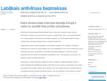 Tablet Screenshot of labakaisantiviruss.wordpress.com
