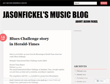Tablet Screenshot of jasonfickelmusic.wordpress.com