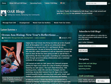 Tablet Screenshot of oarblogs.wordpress.com