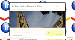 Desktop Screenshot of ihsanisidrostudents.wordpress.com