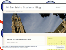 Tablet Screenshot of ihsanisidrostudents.wordpress.com