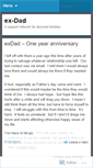 Mobile Screenshot of exdad.wordpress.com