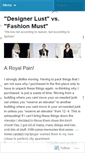 Mobile Screenshot of lustmust.wordpress.com