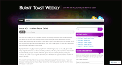 Desktop Screenshot of burnttoastweekly.wordpress.com