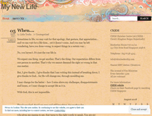 Tablet Screenshot of newlifeingod.wordpress.com