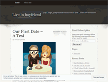 Tablet Screenshot of liveinboyfriend.wordpress.com