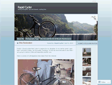 Tablet Screenshot of bike911.wordpress.com