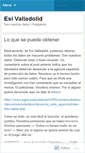 Mobile Screenshot of esivalladolid.wordpress.com