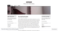 Desktop Screenshot of ispariz.wordpress.com