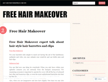 Tablet Screenshot of freehairmakeover.wordpress.com