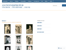 Tablet Screenshot of anciennesphotos.wordpress.com