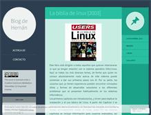 Tablet Screenshot of hernanaguilera.wordpress.com