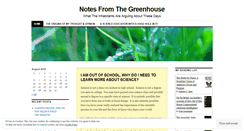 Desktop Screenshot of notesfromthegreenhouse.wordpress.com