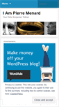 Mobile Screenshot of iampierremenard.wordpress.com