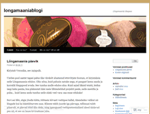 Tablet Screenshot of longamaaniablogi.wordpress.com