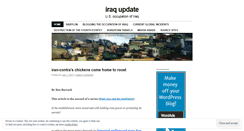 Desktop Screenshot of iraqupdate.wordpress.com