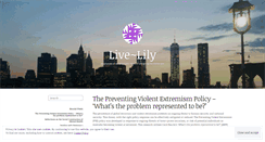 Desktop Screenshot of lilyarnold.wordpress.com