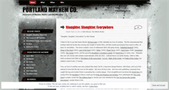 Desktop Screenshot of pdxmayhem.wordpress.com