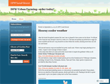 Tablet Screenshot of dfwlocalgrocer.wordpress.com