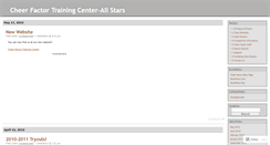 Desktop Screenshot of cheerfactorallstars.wordpress.com