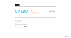 Desktop Screenshot of designbusiness101.wordpress.com
