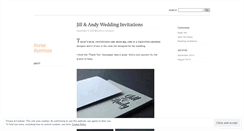 Desktop Screenshot of paperflutters.wordpress.com
