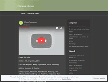 Tablet Screenshot of diariodecamara.wordpress.com
